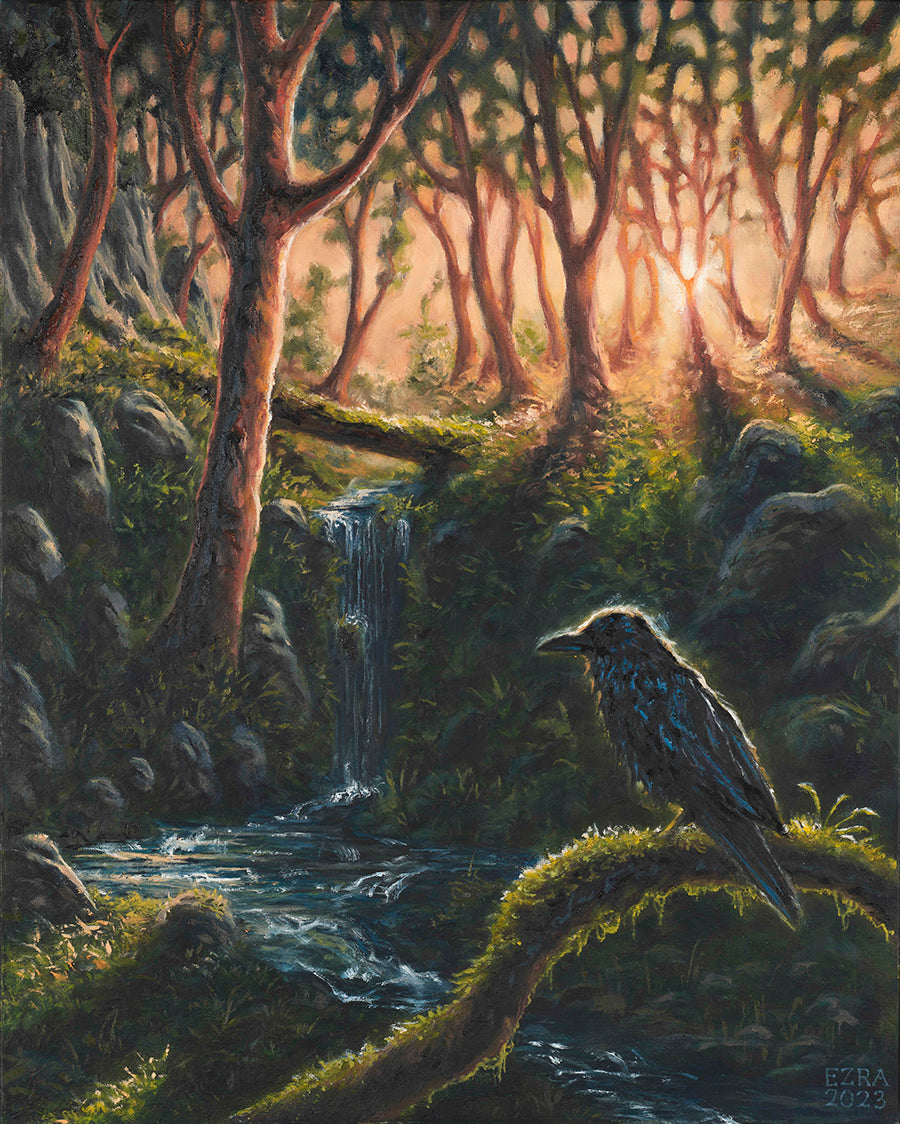 Forest Sunset | 2023 – Ezra Larsen